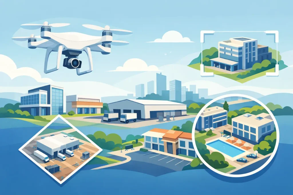 9 Best Drone Shots for Commercial Property