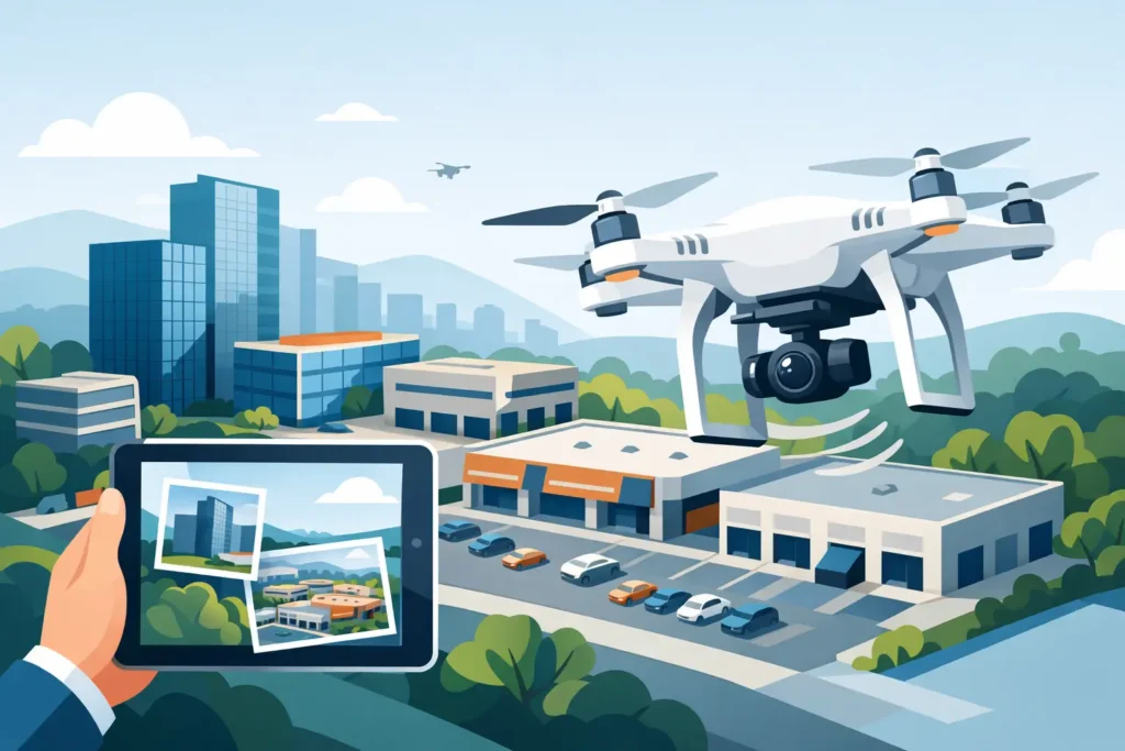 Commercial Real Estate Drone Photography