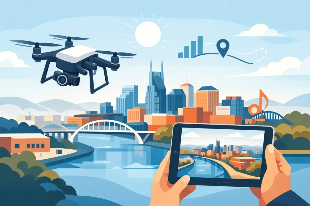 Drone Photography Nashville for Business