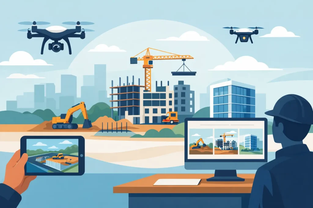 How to Document Build Phases With Aerial Media