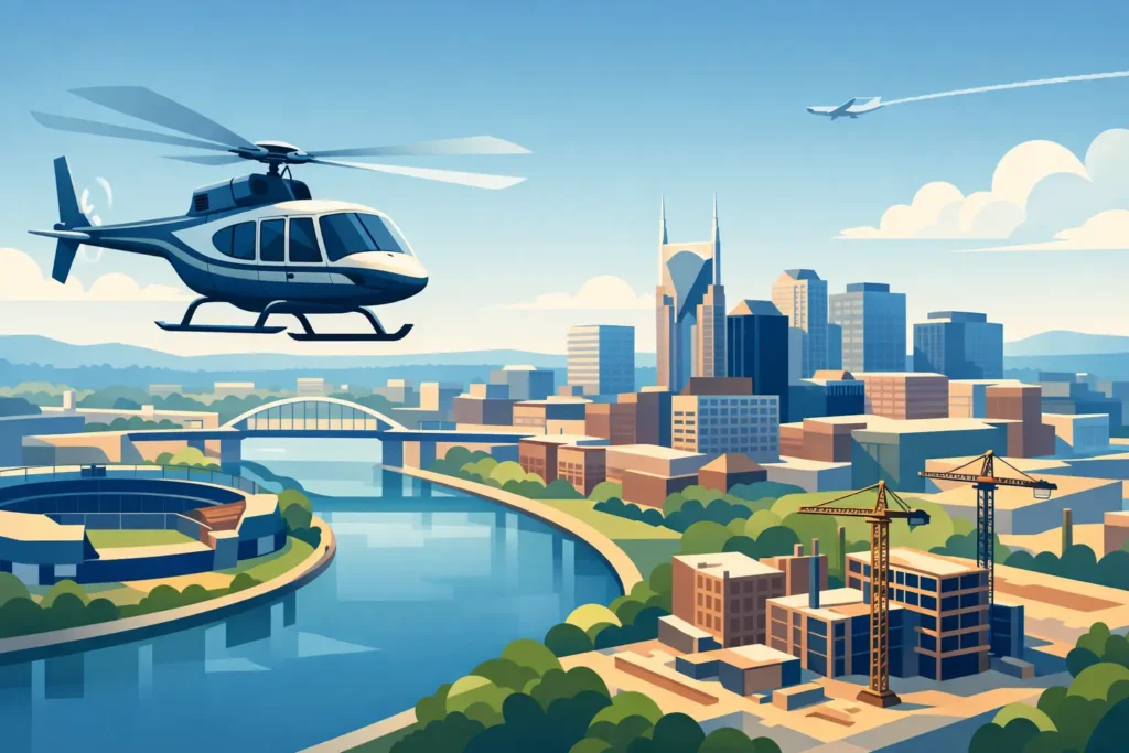 Nashville Commercial Flyovers That Move Projects