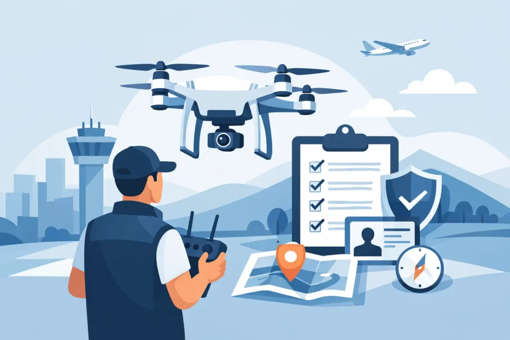 Part 107 Requirements for Commercial Drone Work