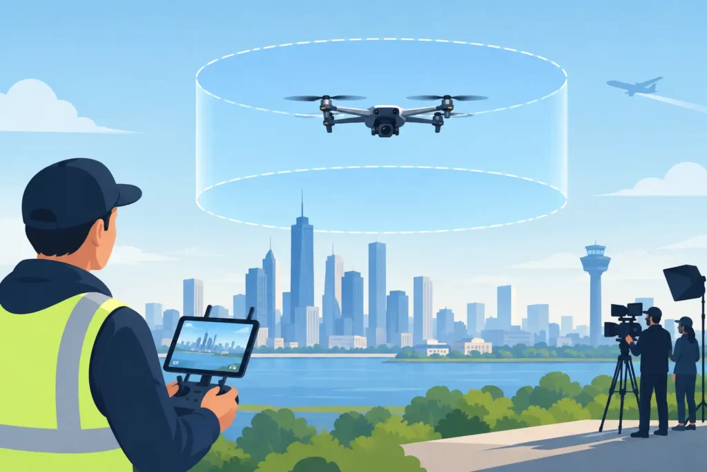 Drone Airspace Clearance for Commercial Shoots