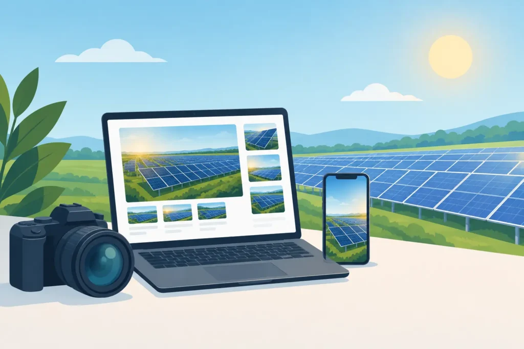 Solar Site Media Guide for Better Project Visibility