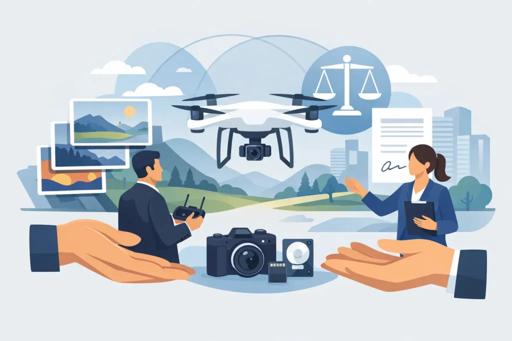Who Owns Aerial Footage After a Drone Shoot?